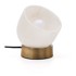 KAVE HOME Krem/mjedena stolna lampa (visina 17 cm) Shenli 