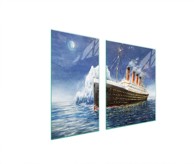 TMK Staklena zaštita za štednjak ili ploču za kuhanje 90x52, titanic