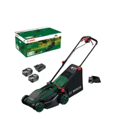 BOSCH Akumulatorska kosilica Rotak 18V2-38, 2x18 V, širina košnje 38 cm, košara 40 l