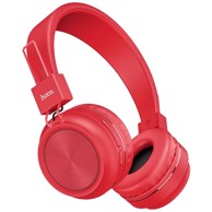 HOCO Slušalice bežične/žične, Bluetooth, 8h rada, mikrofon - W25 Promise, crvene