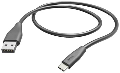 HAMA USB-A na USB-C kabel, 1.5 m, crna