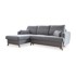 SCANDIC Svijetlosiva kutna garnitura na razvlačenje Miuform Lagom, lijevi kut, 235x157x90 cm