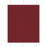 Roleta plisirana, 105x150 cm, bordeaux crvena