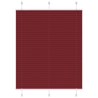 Roleta plisirana, 105x150 cm, bordeaux crvena