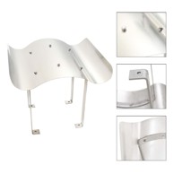 Kapa za dimnjak od nehrđajućeg čelika, srebrna, 40 x 40 x 36 cm