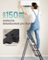 SONGMICS Stalak s 3 stepenice, 89 x 45 x 127 cm, crni