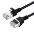 Mrežni spojni kabel, U/FTP, kategorija 6A, tanka izvedba, LSZH, duljina 1,5 m, crna