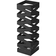 SONGMICS Metalni stalak za kišobrane LUC16B, crni