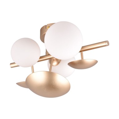 TRIO Bijela/u zlatnoj boji zidna lampa Bubble 