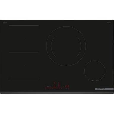 BOSCH Indukcijska ploča za kuhanje Serie 6 PVS831HB1E, crna, ugradbena, 80 cm, 4 zone