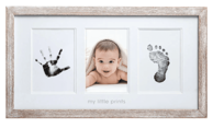 PEARHED Rustikalni zidni okvir BABYPRINTS, dupli tisak i slika