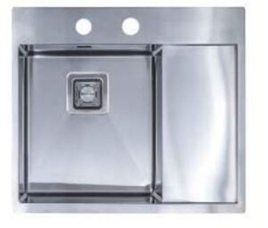 SINK SOLUTION Sudoper A Line Plus Plus 60x52 cm, lijevi, inox
