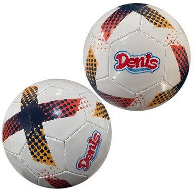 Nogometna lopta, vel. 5, crveno-crna-bijelo-zelena