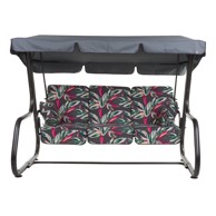 DAJAR Tamno siva metalna vrtna ljuljačka Rimini