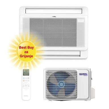 KOREL Klima uređaj Console KFA2U-12HRFNX/KOX230-12HFN8 3,5 kW, bijela