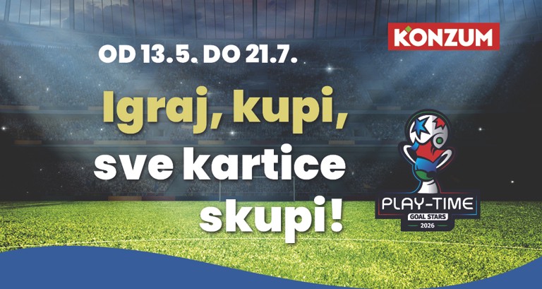 Ako voliš nogomet vidimo se u Konzumu!