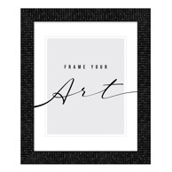 Mat crni plastični viseći okvir 38x48 cm