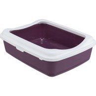 TRIXIE Posuda za pijesak CLASSIC, s rubom, ljubičasto/bijela