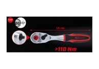 KS TOOLS Čegrtaljka Monster 1/4″, 80 zuba 935.1490