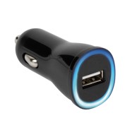 VIVANCO Auto punjač VIVANCO 36256, 2.1a usb, crni