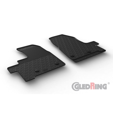 GLEDRING Auto tepih gumeni FORD TRANSIT CUSTOM FURGON/KOMBI FURGON/KOMBI FL 01.2018, PREDNJI TEPISI, SAMO AUTOMATIK