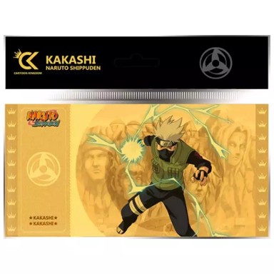 GOLDEN TICKET Kolekcionarska kartica Naruto Kakashi