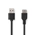 NEDIS USB kabel USB 2 0 USB A muški USB A ženski 480 Mbps niklani 3 00 m okrugli PVC crni kutija