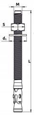 Betonsko prstenasto sidro M16 x 220, 2 kom.