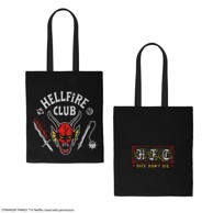 CINEREPLICAS Tote bag Stranger Things Hellfire Club, crna