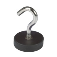 FIX-O-MOLL Magnet gumirani, fi 22 mm, h33 s kukom, m4 2/1