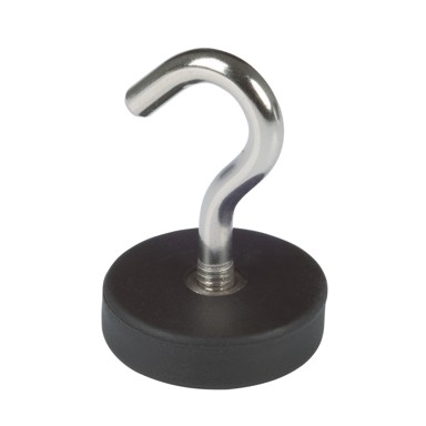 FIX-O-MOLL Magnet gumirani, fi 22 mm, h33 s kukom, m4 2/1