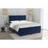 ROPEZ Boxspring krevet Flip 140x200 cm s prostorom za odlaganje, tamno plavi