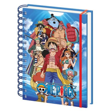 PYRAMID Bilježnica A5 One Piece Anime Reverie, spiralna