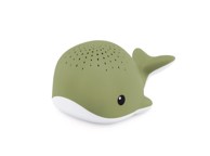 ZAZU Zvjezdani projektor s umirujućim zvukovima, kit Wally, zelena