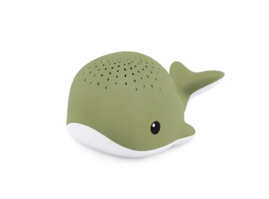 ZAZU Zvjezdani projektor s umirujućim zvukovima, kit Wally, zelena