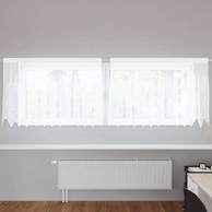 Gotove zavjese 300x80 cm, bijele