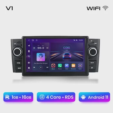 Autoradio uređaj, Android 11 za Fiat Grande Punto i Linea (2007–2012), WIFI, 1GB/16GB, #2