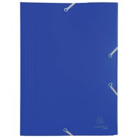 EXACOMPTA Fascikl klapa s gumicom pp A4 55902E, plavi