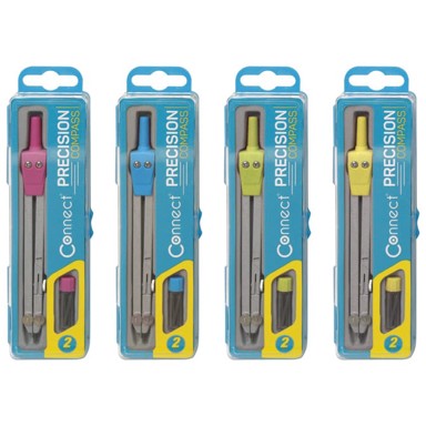 CONNECT Šestar metalni + mine PVC kutija sortirano blister