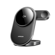JOYROOM Punjač JR-W17, MagSafe, bežični, 3u1, 15W, crni