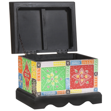 Kutija za pohranu, 40x30x30 cm, čvrsto drvo mango