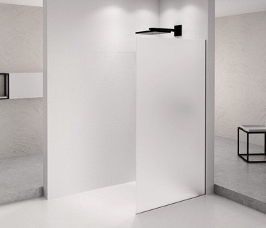 POLYSAN Tuš kabina ARCHITEX, 1062 mm, matirano staklo, crna mat