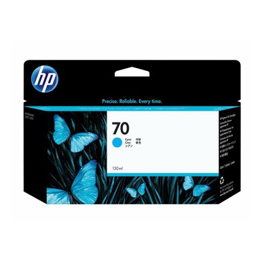 HP Tinta 70 VIVERA ORIGINAL, cyan