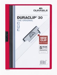 DURABLE Mapa Duraclip 2200 crvena