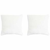 Set jastuka, 2 kom, 40 x 40 cm, bambusova vlakna, bijeli