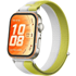 GS Najlonska narukvica za Huawei Watch Fit 3/4/4 Pro/5/5 Pro, žuto-siva
