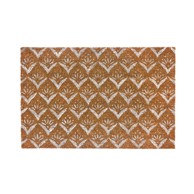 CASA SELECCIÓN Otirač od kokosovih vlakana 60x40 cm Mini White