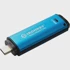 KINGSTON USB stick IronKey Vault Privacy 50 256 GB svjetloplavi/crni USB-C 3.2 Gen 1
