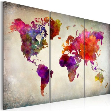 Slika World Mosaic of Colours 120x80