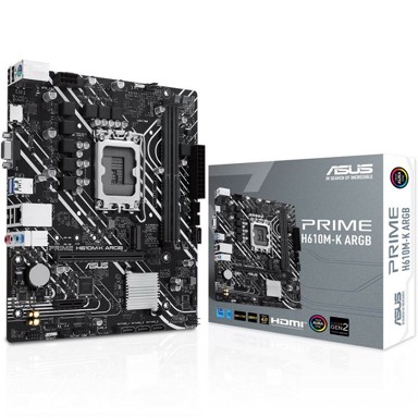 ASUS Matična ploča Prime H610M-K ARGB, Intel H610, mATX, s. LGA1700
